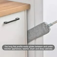 thumbnail image 6 of Saker Retractable Gap Dust Cleaner - Extendable Flat Duster with Microfiber Head for Under Furniture, Hard-to-Reach Areas & Appliances Cleaning, 6 of 8