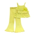 thumbnail image 3 of KEXE 12-18 Month Girl Clothes Newborn Girl Clothes Summer Toddler Girl Clothes Baby Girl Sleeveless Shirt Shorts Set Cute Outfits, 3 of 6