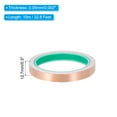 thumbnail image 2 of Uxcell Copper Foil Tape 0.5 Inch x 33 Feet 0.05mm Thick Double Sided Conductive Adhesive EMI Shielding for Electronics, 2 of 6