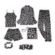 thumbnail image 1 of Conjunto de pijamas de satén de seda para mujer Hugo 7 piezas, 1 of 7