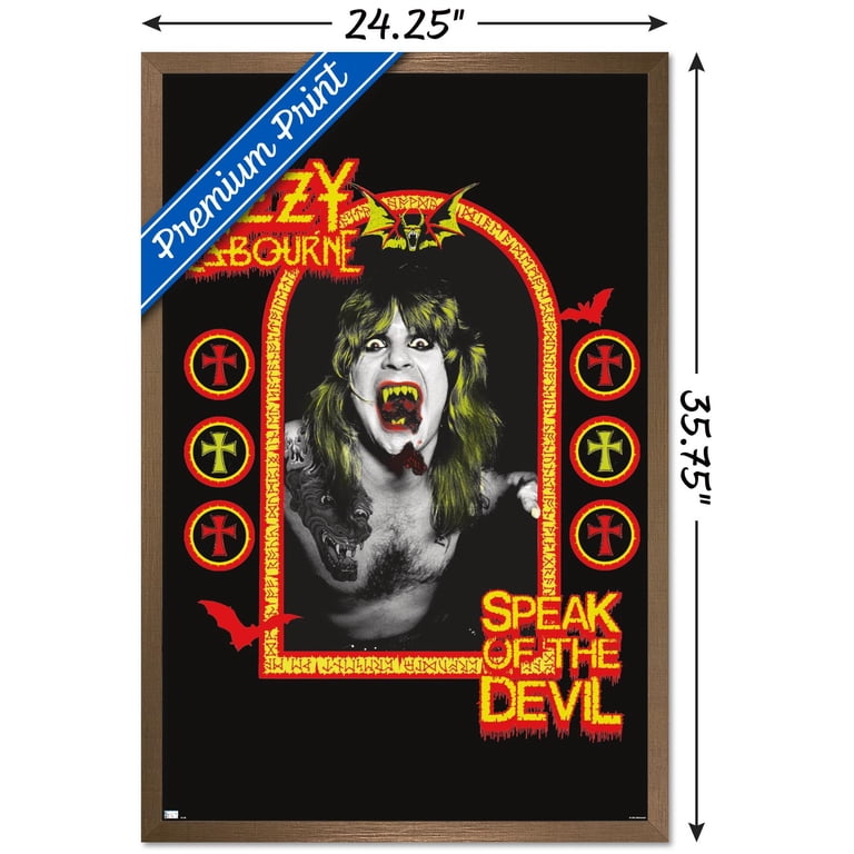 Ozzy Osbourne - Speak Of The Devil Wall Poster, 22.375