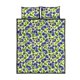 thumbnail image 5 of Juego de cama acolchado con estampado de hojas de arándano, 5 of 5