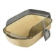 thumbnail image 4 of Caja de arena para gatos, bacinilla, suministros resistentes a las manchas, protector antidispersión de plástico desmontable Amarillo, 4 of 9