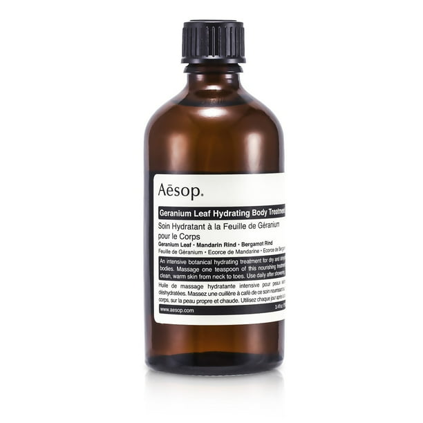 Tratamiento corporal Aesop Hidratante con hojas de geranio, 100 ml