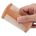 thumbnail image 4 of Beard Comb, Composite Wood Material Double-sided Combs Mustache Comb Portable  For Mustaches For Beards, 4 of 8