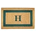 thumbnail image 3 of Nedia Home 02026H Single Picture - Green Frame 22 x 36 In. Heavy Duty Coir Doormat - Monogrammed H, 3 of 3