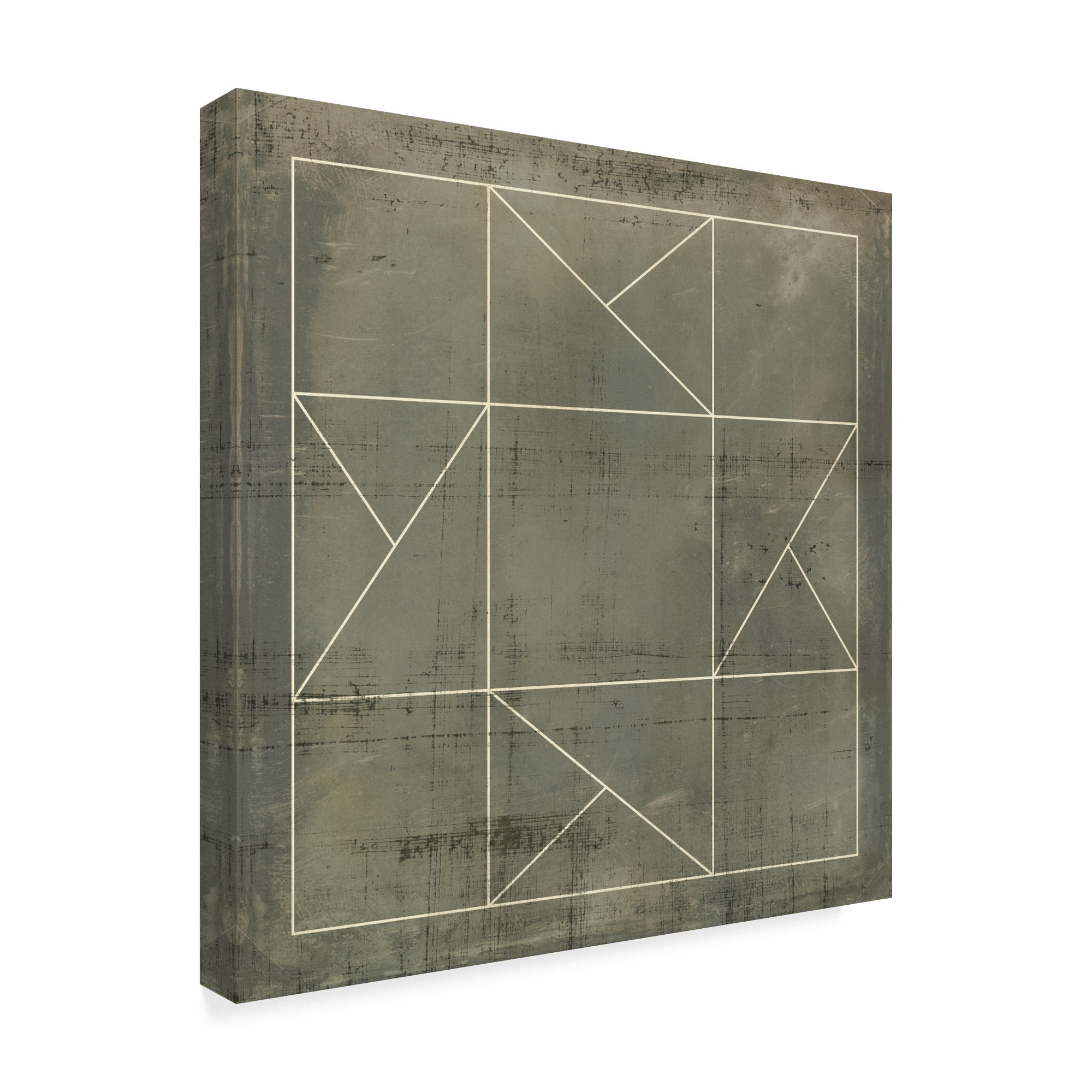 Trademark Fine Art 'Geometric Blueprint II' Canvas Art by Vision Studio