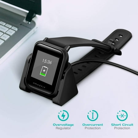 Charger Compatible With Amazfit Bip Bip Lite Portable Replacement Usb Charger Charging Stand Adapter Station Cradle Dock With Cable For Amazfit Bip Bip Lite Black Walmart Canada