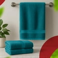 thumbnail image 5 of RIVERSIDE Cotton Large Bath Towels 27 x 54 Set of 4 with 600 GSM Soft Absorbent for Hotel & Spa - Teal, 5 of 8