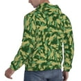 thumbnail image 6 of Fotbe Men's Hoodie with Crayfish Army Pattern - Kangaroo Pocket Pullover Hooded Sweatshirt, Perfect for Daily Wear, Travel, and Home-4X-Large, 6 of 7