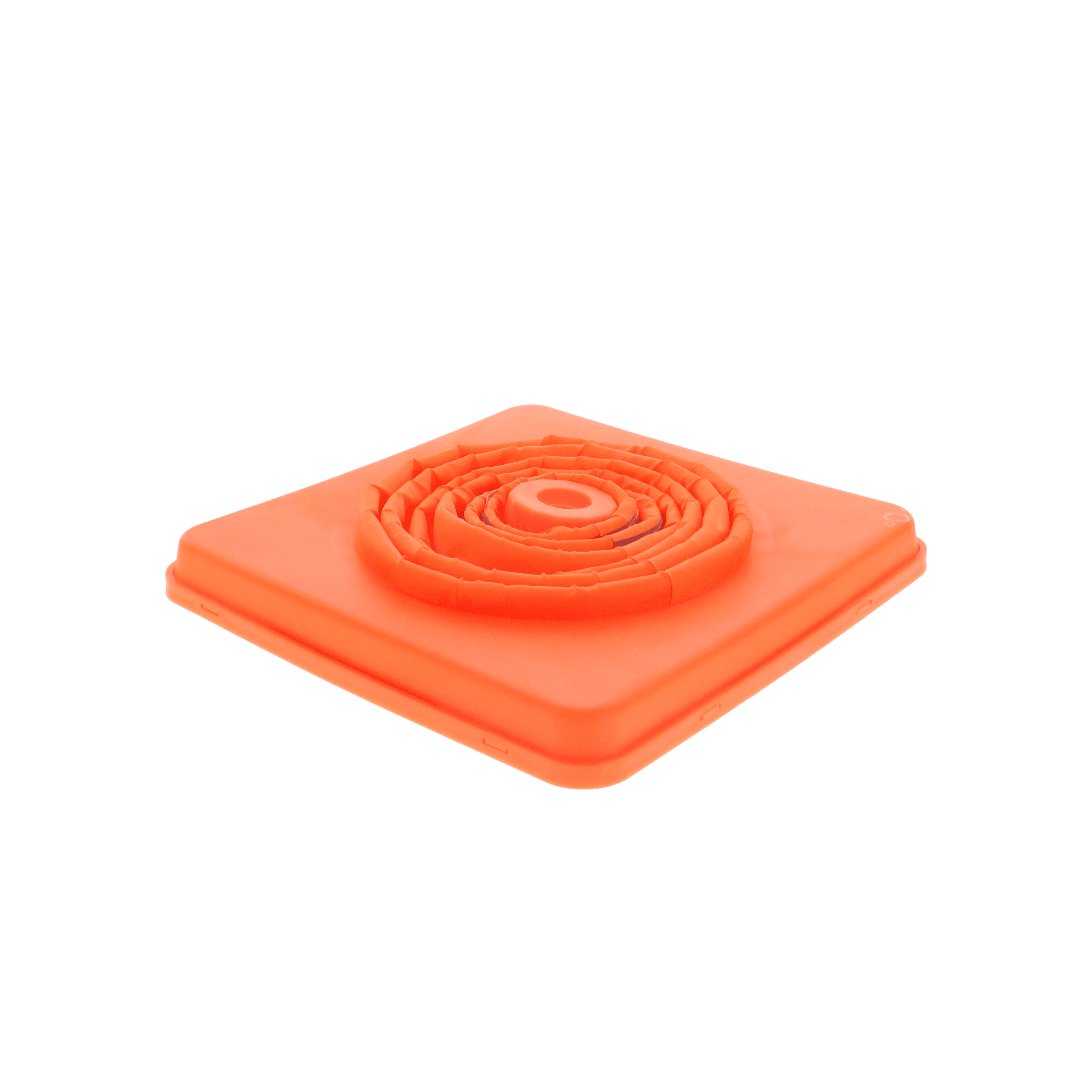 HYPER TOUGH COLLAPSIBLE 12" ORANGE SAFETY CONE WITH REFLECTIVE TAPE