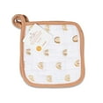 thumbnail image 4 of Lulujo - 3pack Muslin Washcloths - Green/White/Blueberry, 4 of 5