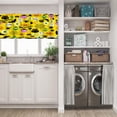 thumbnail image 3 of LALILO Kitchen Curtain Valance Halloween Theme Halloween Rod Pocket Window Curtain 52"x 18" Set of 2, 3 of 7