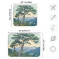 thumbnail image 4 of Yayeee Dish Drying Mat for Kitchen Counter 16"x18" Microfiber Absorbent Pad, Beige Mountain, 4 of 7