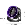 thumbnail image 2 of Racifhz Portable Desktop Fan USB Powered Personal Table Fan Quiet Fan with Strong Airflow Adjustable Angle Mini Desk Fan for Home Study Dorm Bedroom Workspace , Navy, 2 of 3