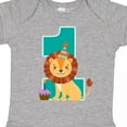 thumbnail image 4 of Inktastic First Birthday Boy Lion 1 Year Old Boys or Girls Baby Bodysuit, 4 of 5