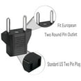 thumbnail image 4 of Adaptador de enchufe de EE. UU. a UE (negro), 4 of 5