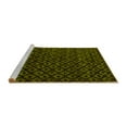 thumbnail image 2 of Ahgly Company Machine Washable Indoor Rectangle Abstract Yellow Modern Area Rugs, 3' x 5', 2 of 4