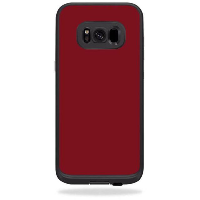MightySkins LIFSGS8PL-solid burgundy Skin for Lifeproof Samsung Galaxy S8 Plus Fre Case - Solid Burgundy