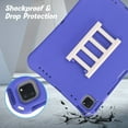 thumbnail image 4 of Kids Case for Apple iPad Air 13 Inch 2024/ Pro 13 Inch 2024/ iPad Pro 12.9 2022/2021/2020/2018, Lightweight Kids Friendly Kickstand Handle Cute Ladder Design Bumper Back Cover for Girls Boys,Purple, 4 of 6