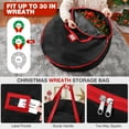 thumbnail image 4 of Ayieyill 3Pcs Christmas Tree Storage Bag, Christmas Tree Bag for 7.5 FT Artificial Trees, Durable Waterproof With Reinforced Carrying Handles (Black), 4 of 7