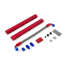 Speedmaster PCE137.1012 Pontiac 326 350 389 400 421 428 455 Aluminum Fuel Injector Rail Kit [MidRise Air]