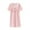 Pink-kids summer dress, variant on MKOSPLRT Cotton Nightgowns for Girl 3-16 Years Puff Short Sleeve Square Neck Lace Pajamas Solid Loose Fit Loungewear Ruffle Sleep Dresses