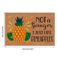 thumbnail image 3 of TIELUTT Pineapple Letter Printed Door Mat Door Carpet for Entrance Front Throw Pillows and Blanket Set and Striped Throw Blanket Area Rugs Living Room Rug for Bed Room Softest Throw Blanket, 3 of 4