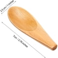 thumbnail image 2 of Cuchara de madera Cuchara de condimento de madera maciza Mini Cuchara de sal de madera con mango corto para hojas de té sueltas, 10 piezas, Color natural Namotu WRJM-283, 2 of 7