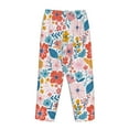 thumbnail image 5 of Haiem Floral Ditsy Women's Pajama Pants Ultra Lightweight Pjs Bottoms Sleepwear Bottom Pants With Pocket Drawstring-XX-Large, 5 of 9