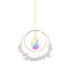Sywqhk Crystal Light Trapping Windchime Prism Light Catching Pendant (Transparente) Sywqhk Para estrenar