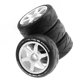 thumbnail image 3 of Neumáticos RC Off Road Buggy, escala 1/8, 105 mm con hexágono de 17 mm, blancos, 3 of 5