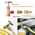 thumbnail image 3 of Can Tap Valve R134A Dispenser Tool AC-Tank Adapter 1/4 Hose 3pcs/set, 3 of 12