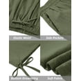 thumbnail image 4 of COOFANDY Men&Women Cotton Linen Harem Pants Drawstring Casual Cropped Trouserss Lightweight Loose Beach Yoga Pants with Pockets, 4 of 9