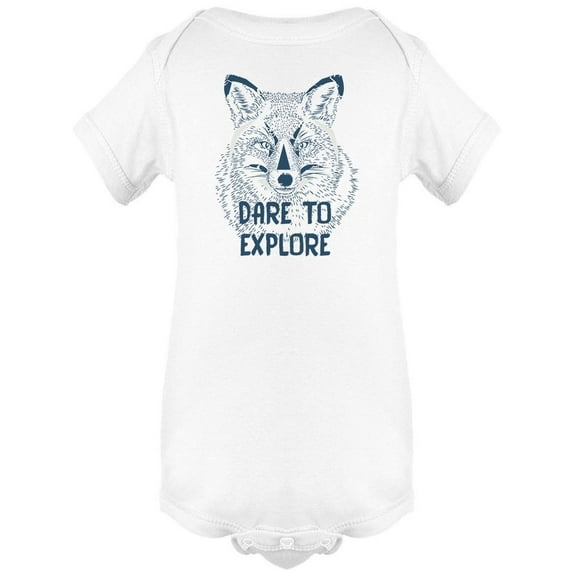 Dare To Explore Fox Bodysuit Infant -Image by Shutterstock,  6 Months
