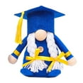 thumbnail image 1 of Blue Graduation Season Wearing Glasses Faceless Doll Soft Comfortable Graduation Gift Ornaments, 1 of 10