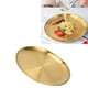 thumbnail image 3 of Placa Redonda Engrosada Para Barbacoa, Bandeja Redonda Ligera De Acero Inoxidable, Moldura Integrada, Duradera Para Cocina Y Comedor, 3 of 7