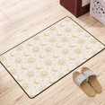 thumbnail image 3 of Yellow Abstract Sun Moon Stars Rugs Doormat, Non-Slip Machine Washable Carpets Floor Door Mat , 36" x 24", 3 of 6