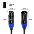 thumbnail image 5 of Cable Xlr 6m Balanceado Profesional Macho - Hembra Steelpro, 5 of 5