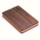 thumbnail image 1 of Portatarjetas de Visita de Madera Portátil, Estuche Delgado de Madera para Tarjetas de Visita para Hombres, Organizador de Tarjetas de Visita de Escritorio, para Oficinas y Hogares, 1 of 1