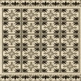 thumbnail image 1 of Ahgly Company Tapis d'Intérieur Lavables à la Machine, Carré Transitionnel à la Vanille, 8' Carré, 1 of 7