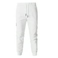thumbnail image 6 of Mens Sweatpants, Sweatpants Pant Casual Color Sport Loose Drawstring Men's Bandage Men's pants,Cargo Pants for Men,Size:M, 6 of 9