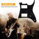 thumbnail image 4 of Tnstrumento Musical Cubierta de placa de golpeador de guitarra de doble orificio de pastilla de PVC para Ibanez RG20 (negro) Tmvgtek Para Estrenar, 4 of 9