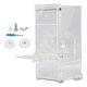 thumbnail image 2 of Comedero Automático Para Jaula De Pájaros, Acrílico Transparente Que Evita Salpicaduras, Alimentador Automático Para Loros, Gran Capacidad, Seguro, Fácil Instalación, Fácil, 2 of 7