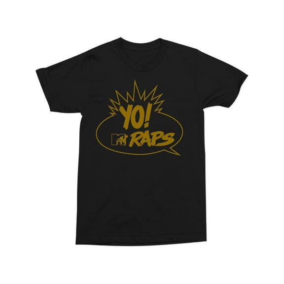 Changes MTV Mens Big & Tall Knit Printed T-Shirt (Black, 2XL)