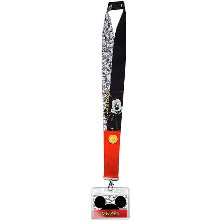 Disney Lanyards with ID Holders- Mickey and Minnie Mouse Premium