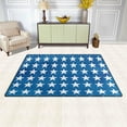 thumbnail image 3 of Coolnut Lightweight Non Slip Carpet Mats 60 x 39 inch (5'x 3'3"), Area Soft Rugs Floor Mat Rug Decoration for Kids Room Living Room Seamless Pattern with Stars, 3 of 6