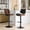 Black, variant on Walnut Bentwood, Easy Height Change, Stable Base | For Kitchen, Practical Bar Stool Set