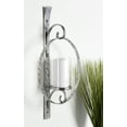 thumbnail image 6 of Kate and Laurel Doria Metal Wall Candle Holder Sconce, Silver, 6 of 6