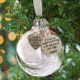 thumbnail image 4 of BSJJY 1Pc Angel Feather Commemorate Christmas Balls,3.14 In Christmas Tree Hanging Ball,Shatterproof Christmas Baubles(Boxed),Aunt, 4 of 4